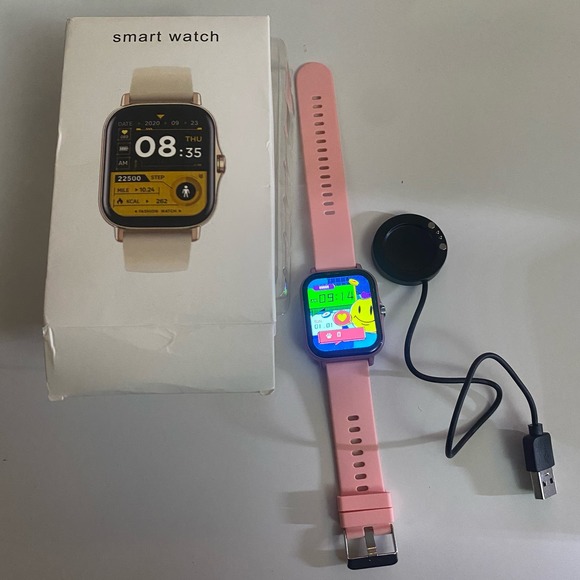 Unbranded Other - Pink Smart watch Activity Tracker Model H13 With Box and Charger